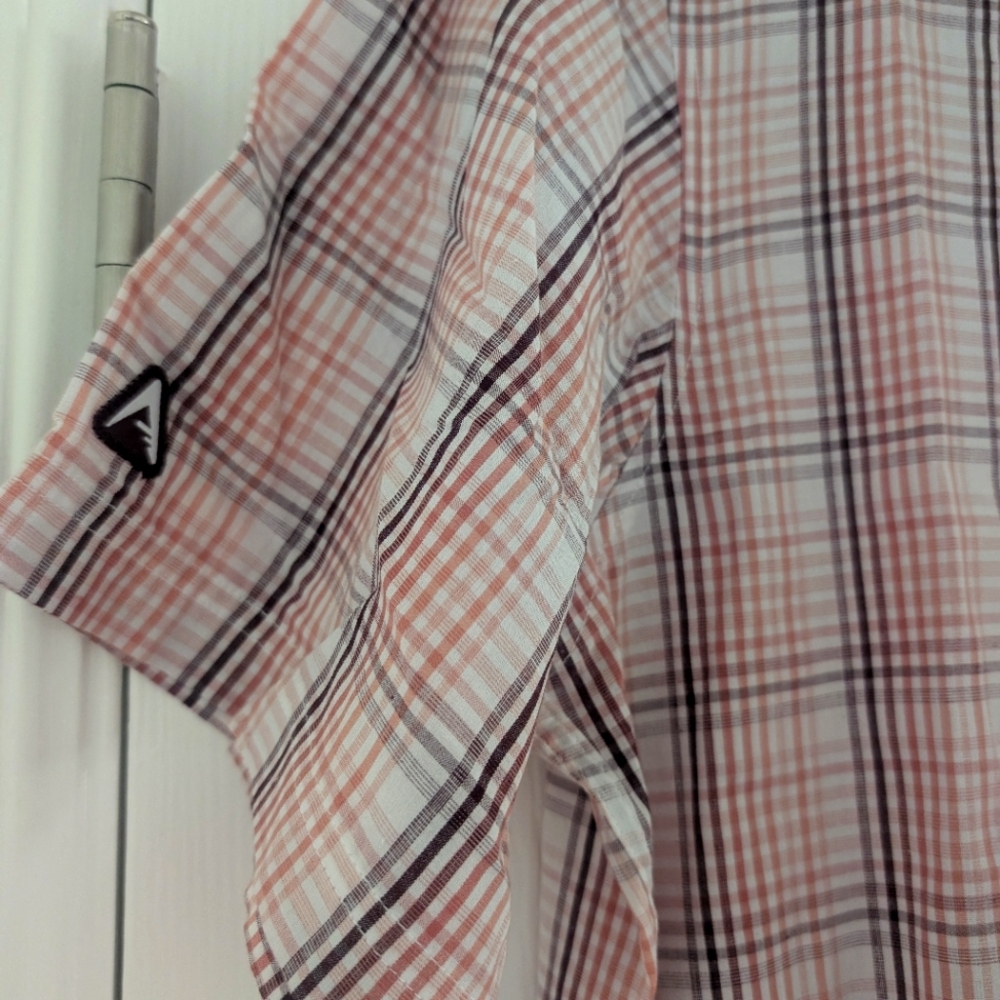 Texas A&M Aggies Antigua Shirt - Mens Medium Button Down Plaid Short Sleeve - Picture 6 of 9